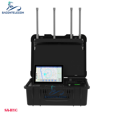 Переносный чемодан детектор беспилотных летательных аппаратов DJI FPVs WiFi DIY детектор беспилотных летательных аппаратов До 10 км расстояние