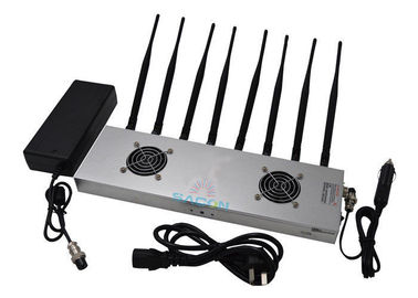 2G 3G 4G Wi-Fi высокомощный сигнальный джаммер высокая частота с 8 антеннами всестороннего направления