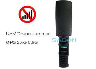 Легкий вес 2.4G 5.8G GPS 500m Ручной дронный сигнальный джаммер