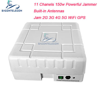 каналы Jammer 11 сигнала 5G 5.8G 150w GPS WiFi водоустойчивые