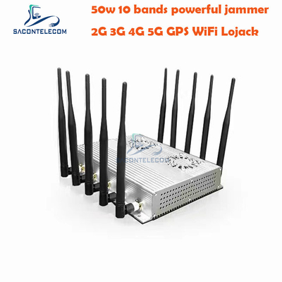 Охлаждающие вентиляторы Jammer 2 сигнала DCS 50w GSM настольные 10 антенн