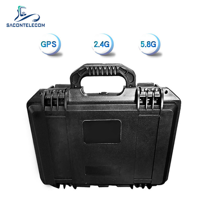 Расстояние Jammer 1.5km сигнала трутня чемодана построенное в антенне 2.4G 5.8G GPS