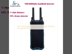 H2L 1,5 км дальность ручной дрон локатор 100-6 ГГц портативный FPV дрон детектор