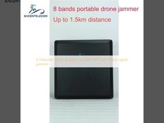 8-канальный портативный подавитель сигнала FPV дронов с дальностью действия 1,5 км