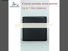 8-канальный портативный подавитель сигнала FPV дронов с дальностью действия 1,5 км