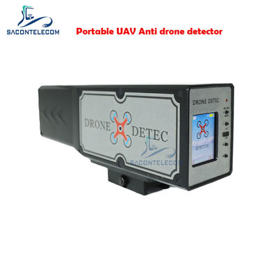 Ручной детектор сигнала дронов 1.8 дюймовый светодиод 2.4G 5.8G 2КМ расстояние встроенное в батарею