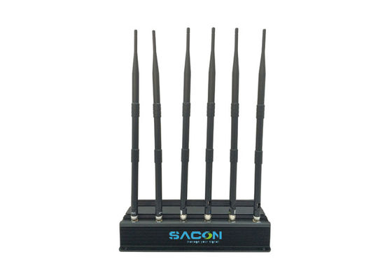 DC12V Car Cell Phone Signal Jammer с 6 Omni Antennas и 15W выходной мощностью для конференц-залов