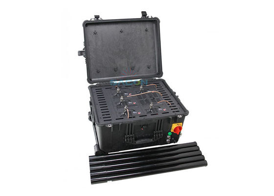 150 Вт выходной мощности Manpack Jammer с диапазоном сбоя 20-200 м и 5 полос RF-блокером
