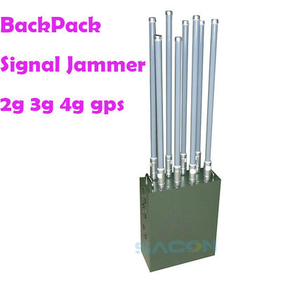 8 фабрика Jammer рюкзака Китая Jammer сигнала мобильного телефона антенн 100m 120w