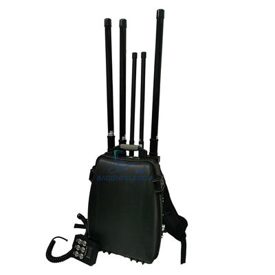 100 Вт GPS Wi-Fi рюкзак БПЛА 2,4 км Дронный сигнальный джаммер
