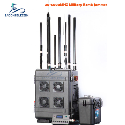 VHF UHF Manpack Convoy Bomb Jammer VSWR 400w DC28V Источник сигнала DDS