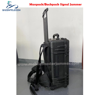 Лок GPS 6 каналов Manpack Jammer 2G 3G 4G 5G 120w высокомощный рюкзак