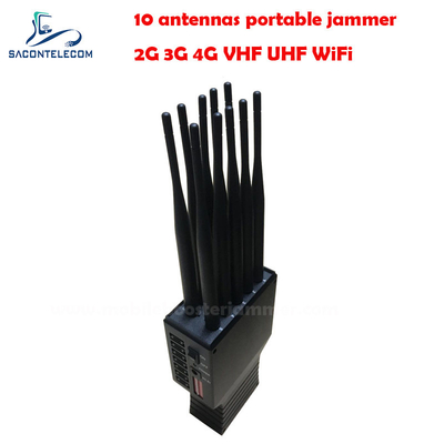 20 м портативный сигнальный джаммер GSM DCS CDMA 3G 4G WiFi 4500mAh