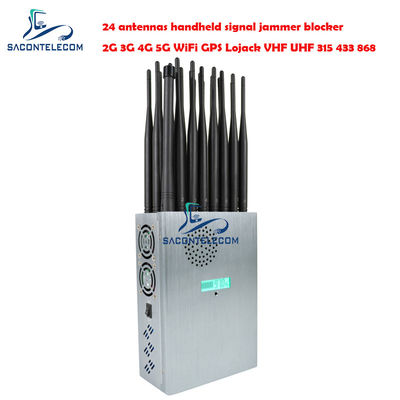 Europe Type 24 Channels Wi-Fi Signal Jammer с 150-минутным сроком автономной работы и радиусом защиты 30 м