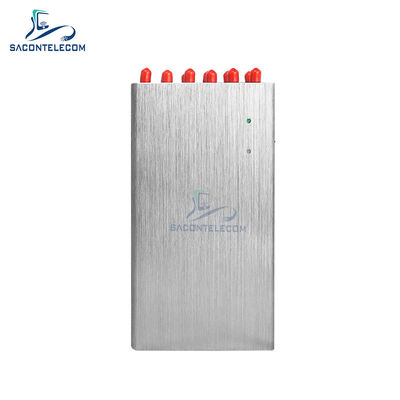 12 полос 20 Вт портативный сигнальный джаммер с радиусом 20 м для 2G 3G 4G 5G WiFi GPS Lojack VHF UHF