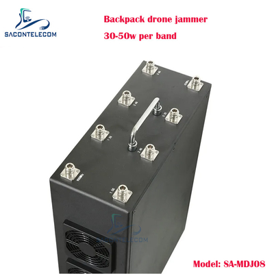 8 полос 400w Power Man пакет беспилотник сигнальный джаммер металлический чехол рюкзак БПЛА джеммер