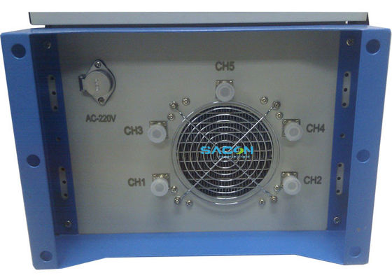 Внешний водонепроницаемый дронный сигнальный джаммер 5 полос для самолетов / тюрем, 215 Вт мощности