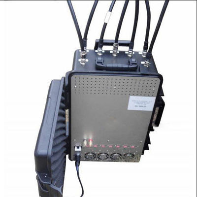 7 полос портативный конвой бомбозаглушитель военный сигнал заглушитель багажный чехол 350w