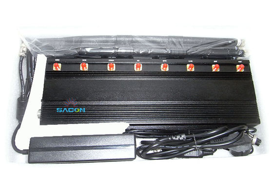 8-канальный настольный блокиратор сотовой связи с радиусом действия 40 м и работой 365 дней в году для тюрем и школ