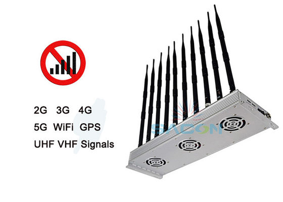 Подавитель сигнала 5G для помещений с 10 антеннами и радиусом действия 30 м для непрерывной работы в течение 24 часов