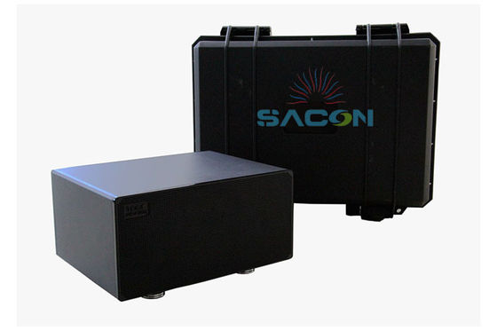 Мощный настольный аудио- и голосовой блокиратор с радиусом подавления 4-8 м, углом подавления 120° и мощностью сигнала 105 дБ