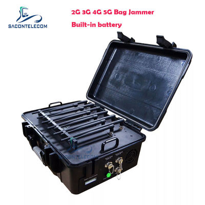 56 Вт Выходная мощность 12 полос Покрытие 60 м Радиозаборы Сигнал сотового телефона Блокировщик мобильного сигнала