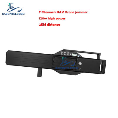 7 оружие Jammer трутня расстояния наивысшей мощности 2KM Jammer 120w сигнала трутня каналов анти-