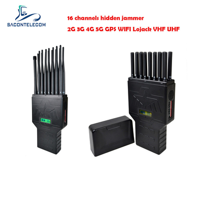 Спрятанный амортизатор сигнала Jammer сети мобильного телефона трутня Handheld