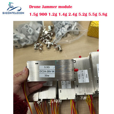 Модуль 30W 1.5G GPS Anti Drone Jammer с настраиваемой частотой для RF Jamming