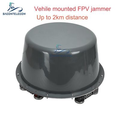 400-6Ghz 400 Вт Omni 360° На транспортном средстве установлен дронный сигнальный джаммер ДЗУ