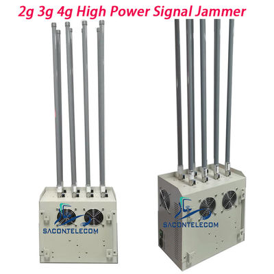 Jammer телефона тюремной камеры каналов 240w 100m системы 8 VSWR