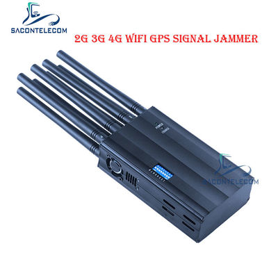 LTE 2600 AC100V ручной сигнальный джаммер 2G 3G 4G GSM DCS WiFi GPS джаммер