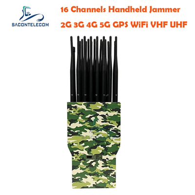 Диапазоны 315mhz 433mhz 868mhz 3.5G GPS Jammer 21 сигнала UMTS портативные